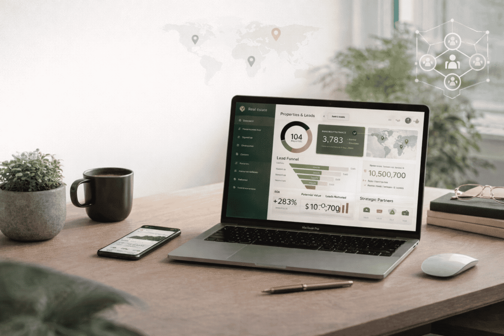 Sistema inmobiliario digital AF Broker